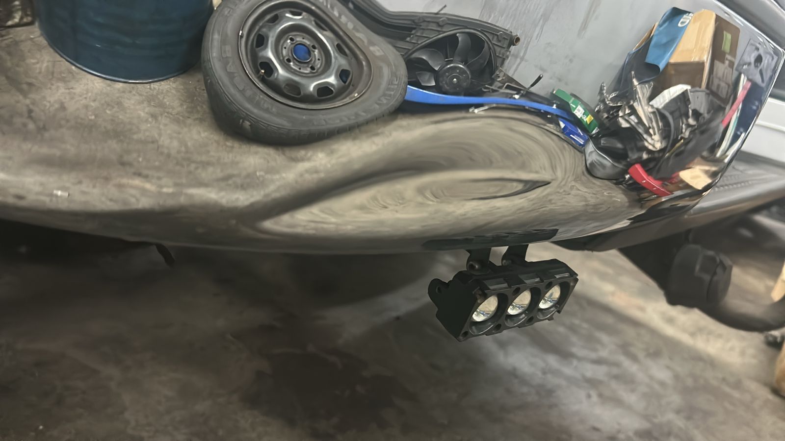 Rear bumper damage photo 1